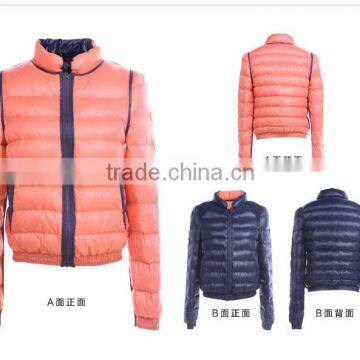 Alike 2014 new style winter down softshell jacket for women