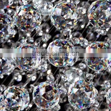 40mm mixed color crystal chandelier hanging ball for X-mas, fengshui, crystal