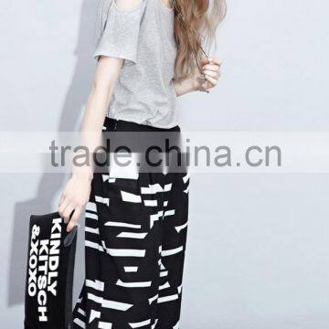 Korean Style Ladies Chic Popular Casual Chiffon Pants Factory Price photo-4