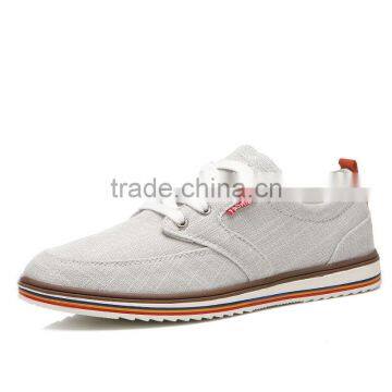 stylish fashion linen casual shoes men high quality, adults casual canvas shoes sample for male price cheap