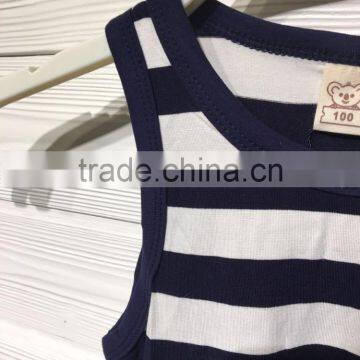 Cross Stripe Causal Shirt for Kids 2017 Wholesale