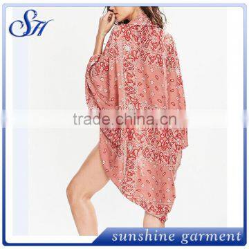 2016 summer womens beach shawl with colorful