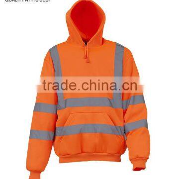 Fleece Inner High Visibility Safety Custom Hoodie photo-2
