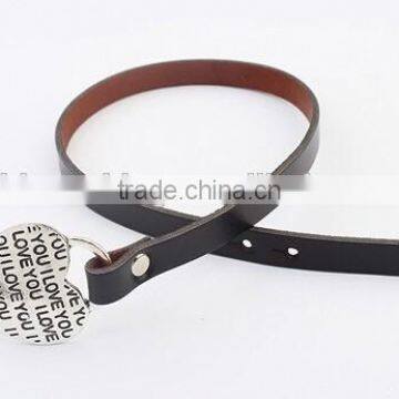 Wholesale Leather Charm Bracelet Brown Leather Wrap Bracelet With Vintage Tone Flower Charm Boho Exotic Leather Cuff Bracelet photo-6