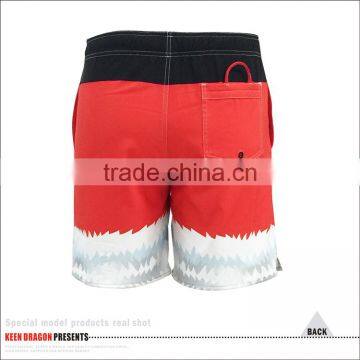Santa's Shorts Make Your Own Design Mens Fake Fly Printing Board Shorts photo-5