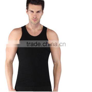 Men's White Cotton Casual Vest