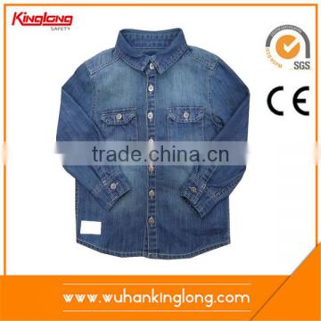 Wholesale Kids Denim Shirt Chinese garments manufacturer outlets