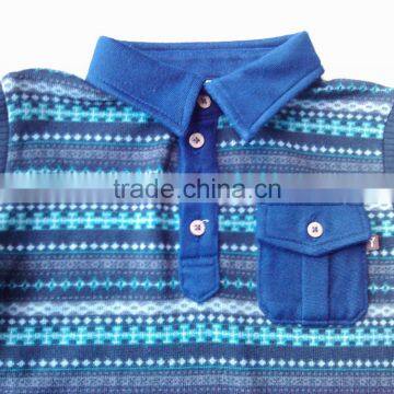 1 Year to 12 Years Boys French Velvet Knit Polo Shirt photo-3