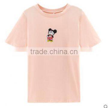 The New 2017 Female Loose Big Yards Short Sleeve T-shirt Dress White photo-2