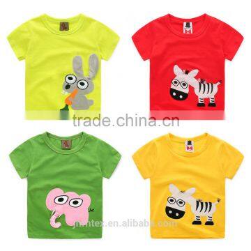 Custom organic cotton soft and thin reactive dye kids t-shirt wholesale