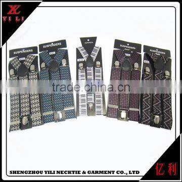 Polyester gift set cheap new men's suspenders