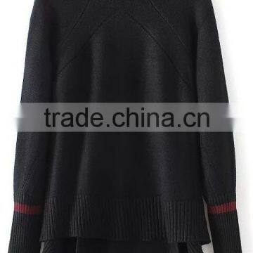 EY0856S New Fashion 2016 Women Long Sleeve Irregularity Knitted Pullover Sweater photo-5