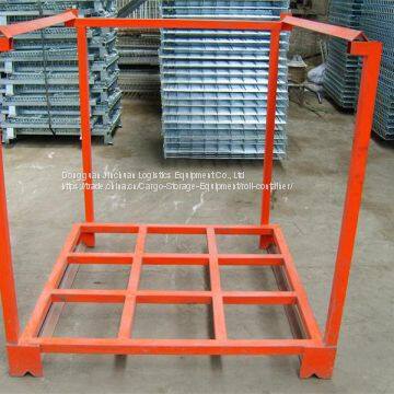 Metal Heavy Duty Warehouse Storage Tier Rack Stacking Folding Rack