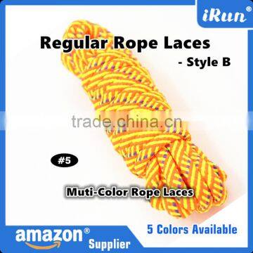 Exercise Rope Shoe Laces for Hiking Walking Safety Running Climbing Boots - Low Price Cord Coiled for Shoelace - 5 Colors photo-3