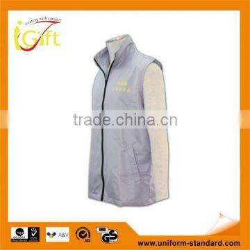 Wholesale factory price manufactures vest uniform cheap custom Vests Jacket Wholesale