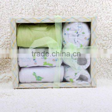 baby 5pcs clothing gift set box/baby wear/cotton newborn baby clothing/baby garments/child clothes