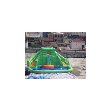 OEM / ODM Waterproof and Fire Retardant Inflatable Hippo Slide / Pool Slide