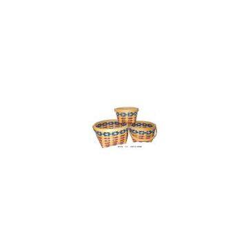 Sell Star Round Wood Basket