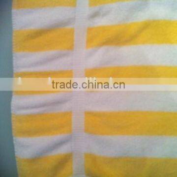 Yellow and White Hotel Pool Towel, Beach Towel