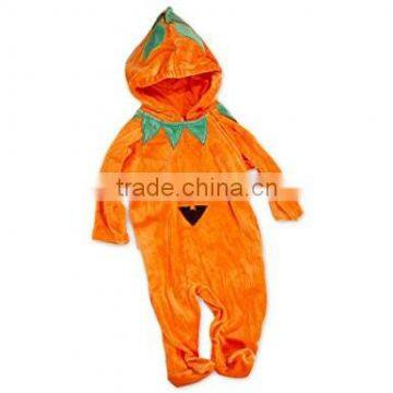 Pumpkin Costume Baby Infant Toddler Plush Pumpkin Onesie Oufit