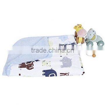 Fleece Baby blanket with Animal Cartoon head