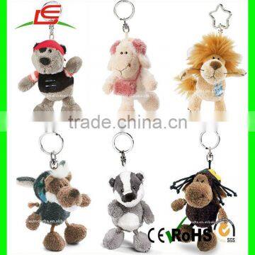 Factory Customized Hot Selling Lovely Plush Star Shaped Keychain photo-3