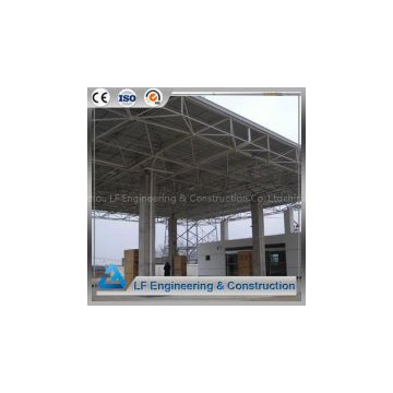 Gas station canopy roof span building Steel Structure