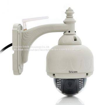 Sricam SP015  720P H.264 WiFi IP Camera ONVIF IR Outdoor Waterproof Hemisphere Security Camera