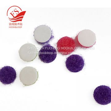 best seller adhesive backing Die Cut hook and loop coin dot