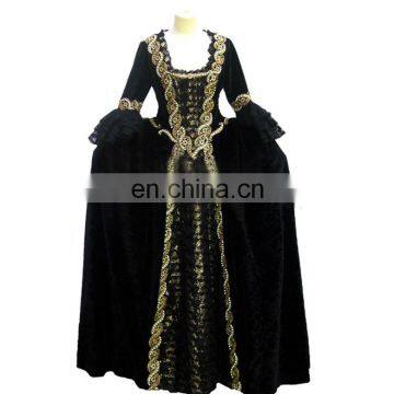 Rose Team-Free Shipping Custom-made Aristocrat Ball Gown Victorian Dress Costume Gothic Evening Dress