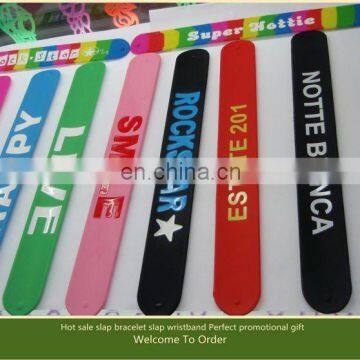 CG-BR343 Popular Silicone Slap Bracelet Wristband Perfect Promotional Gift photo-1