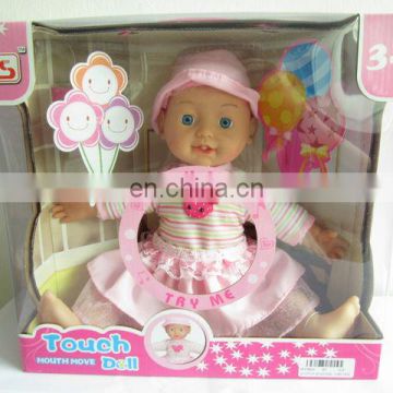 2014 Touch Mouth Move Doll,Kid Doll Toy Lovely