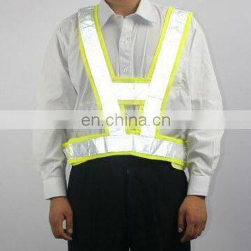 hi vis blue reflective vest/blue reflective safety vest/led blue reflective safety vest