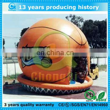 cute outdoor inflatable basketball stands