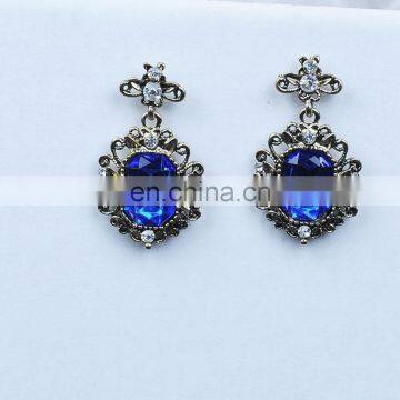 Europe hot selling fashion jewelry pendant earring slivery earrings 2015 new design