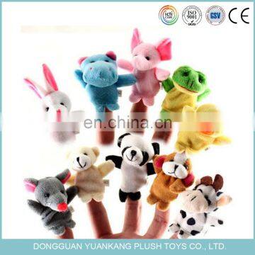 Stuffed baby farm animal manufacturer plush finger puppet set