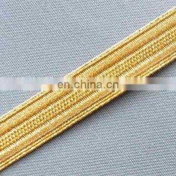 Gold Military Braid. Uniform Trim. Pilot Galon. Army, Navy. Vestment