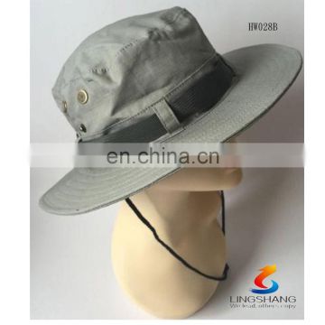 2016 Summer wide brim cotton foldable hats for outdoor activities