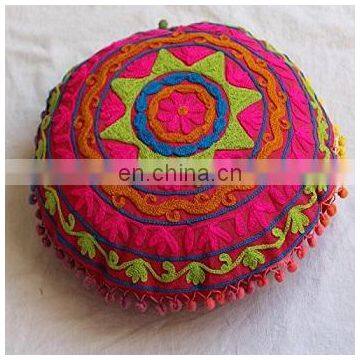 Mandala design indian Handmade Embroidered Suzani Cushion Cover