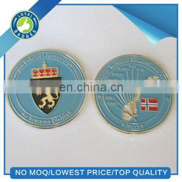 Custom challenge two tone plated coins for souvenir gifts