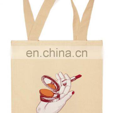 customized canvas printed shopping tote bag