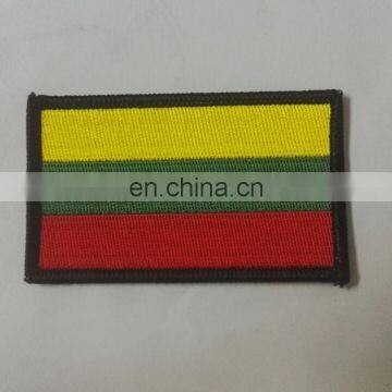 Iron On Style and Patches Product Type custom embroidery flag patches for garment Accessory