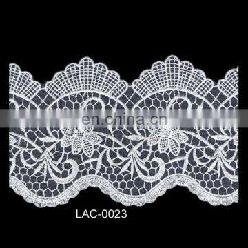 New design lace fabric for curtains;white lace fabric;lace table cloth for decoration