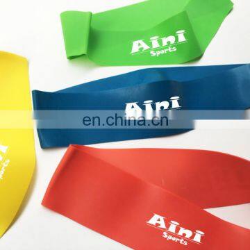 2018 OEM Custom Rubber Band Loop Set of 4, Loop Resistance Bands Set photo-5
