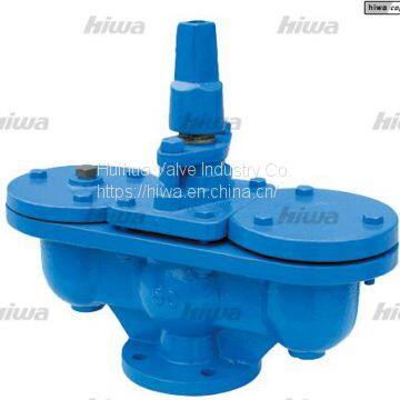 Double orifice air release valves