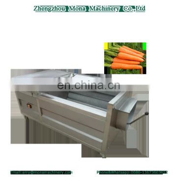 High Pressure Water Spray , Orange washer Brush Rollers Fruit washing machine for sale