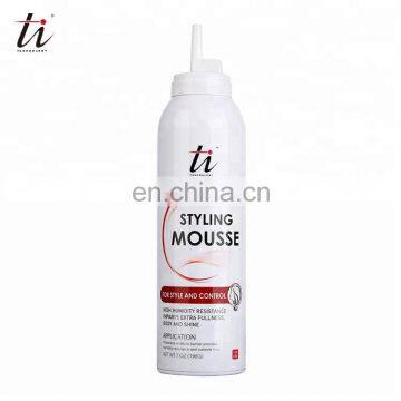 Hot-Selling Aerosol Styling Spray Mousse, "Ti" Professional Hair Curl Mousse for Home, Salon Nutritive Hair Styling Mousse photo-5