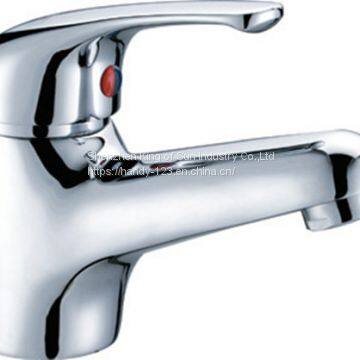 Brass Chrome Plated Bathroom Basin Faucet