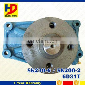 Diesel Engine Parts SK200-3 Water Pump For Excavator