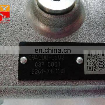 Qianyu Original Fuel Injector Pump 094000-0580 6261-71-1110 For PC800 Engine 6D140 Diesel Engine Spare Part